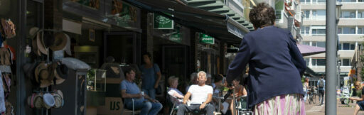Attentheid In de winkelstraat